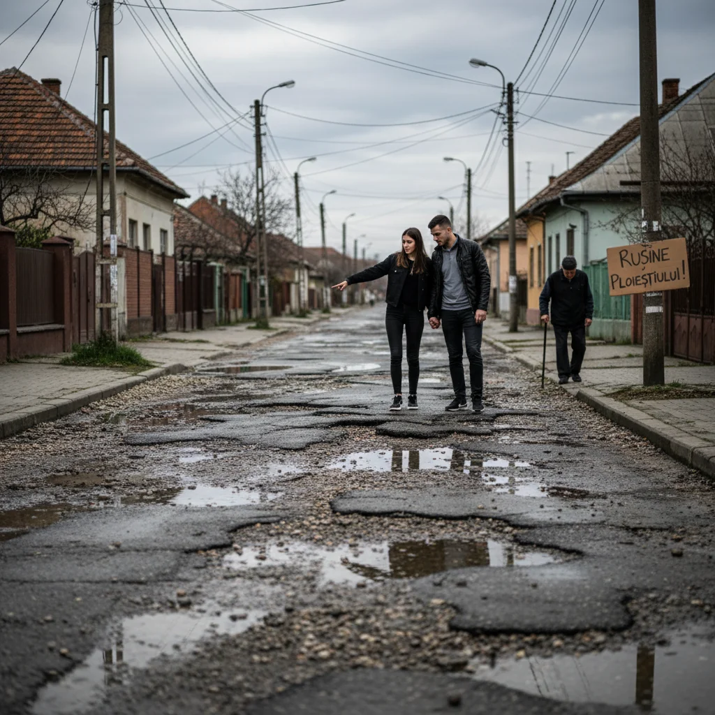 Strada Laboratorului din Ploiești, o rușine pentru oraș din cauza stării degradate
