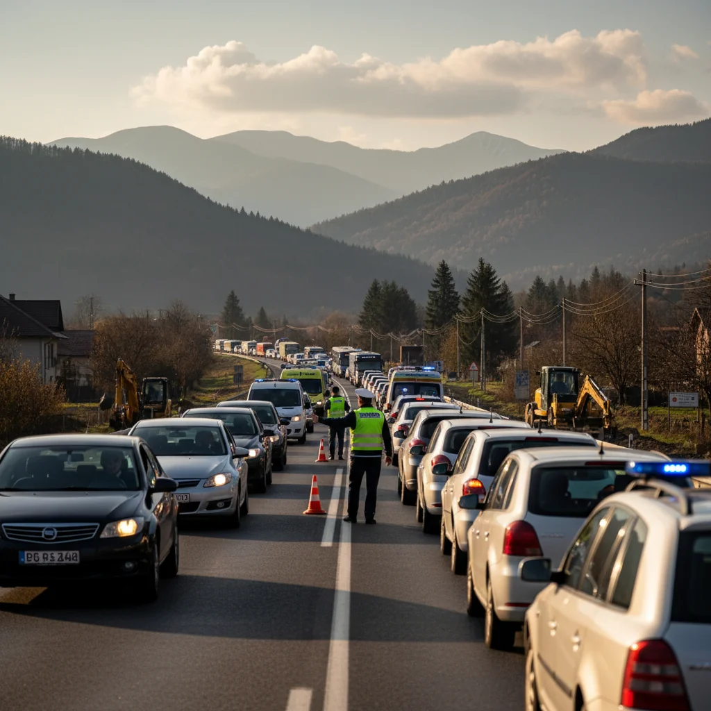 Surpare DN1 la Cornu – Trafic Restricționat Temporar [FOTO]
