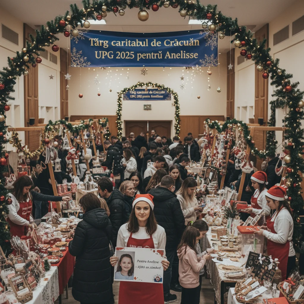 Târg caritabil de Crăciun UPG 2025 pentru susținerea Anelisse