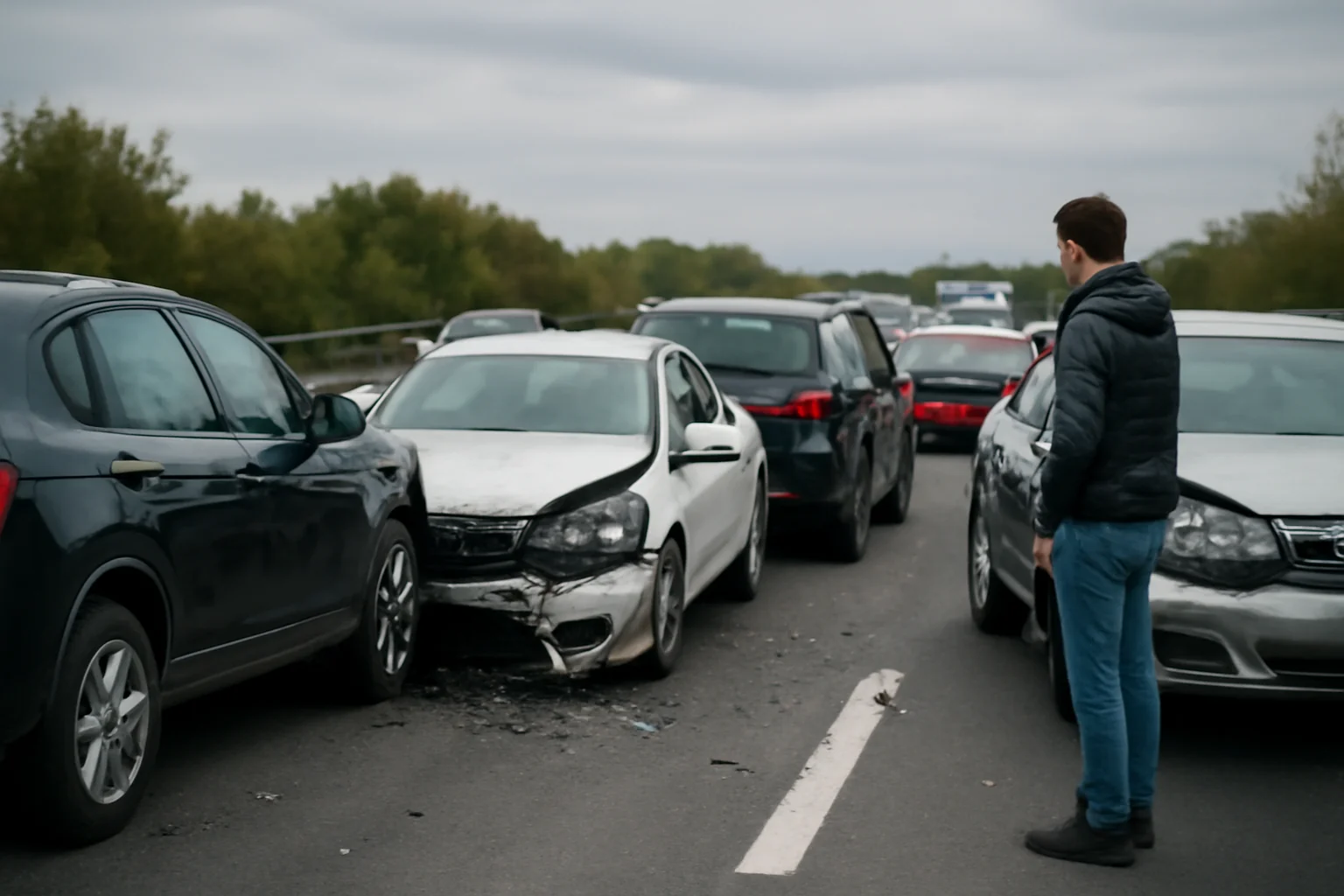 Trafic reluat treptat pe A3 București–Ploiești după un carambol fără victime, în apropiere de Ploiești
