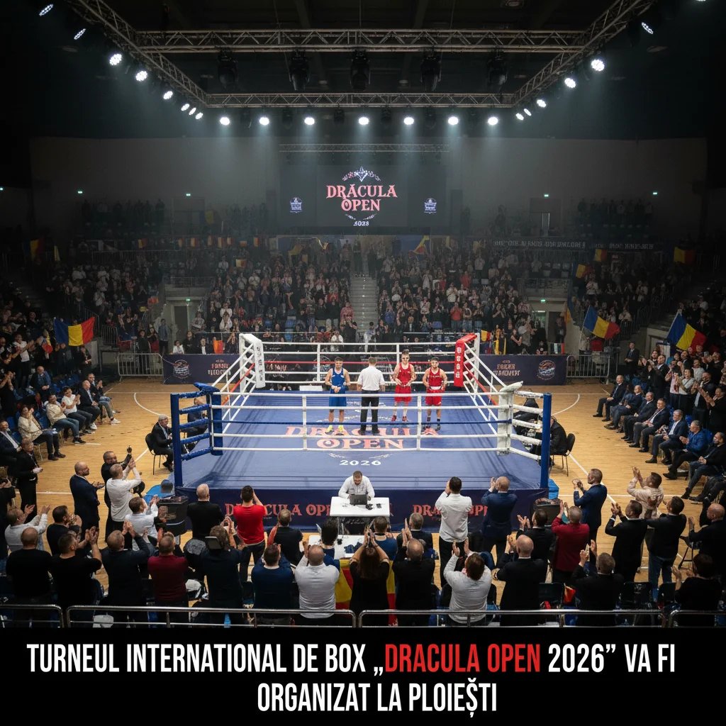 Turneul internațional de box „Dracula Open 2026” ajunge la Ploiești în februarie