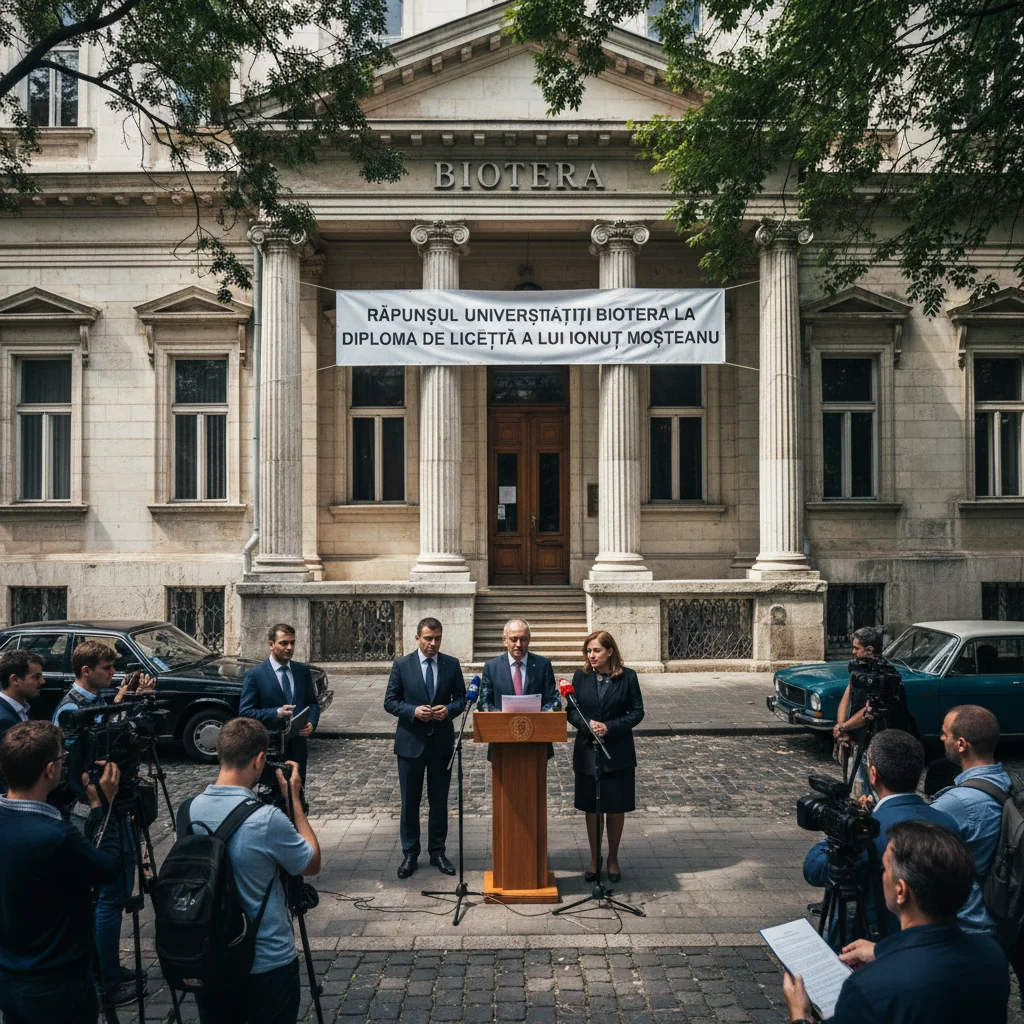 Universitatea Biotera oferă clarificări privind diploma de licență a lui Ionuț Moșteanu
