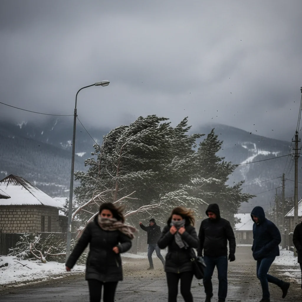 Vânt Puternic în Zona de Nord a Județului Prahova