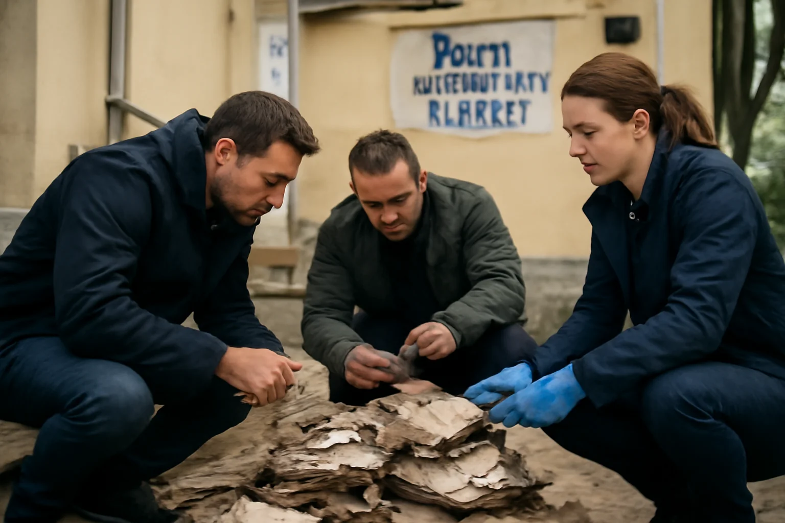 Verificări pentru distrugere după inundarea unor documente la Poliția Municipiului Ploiești